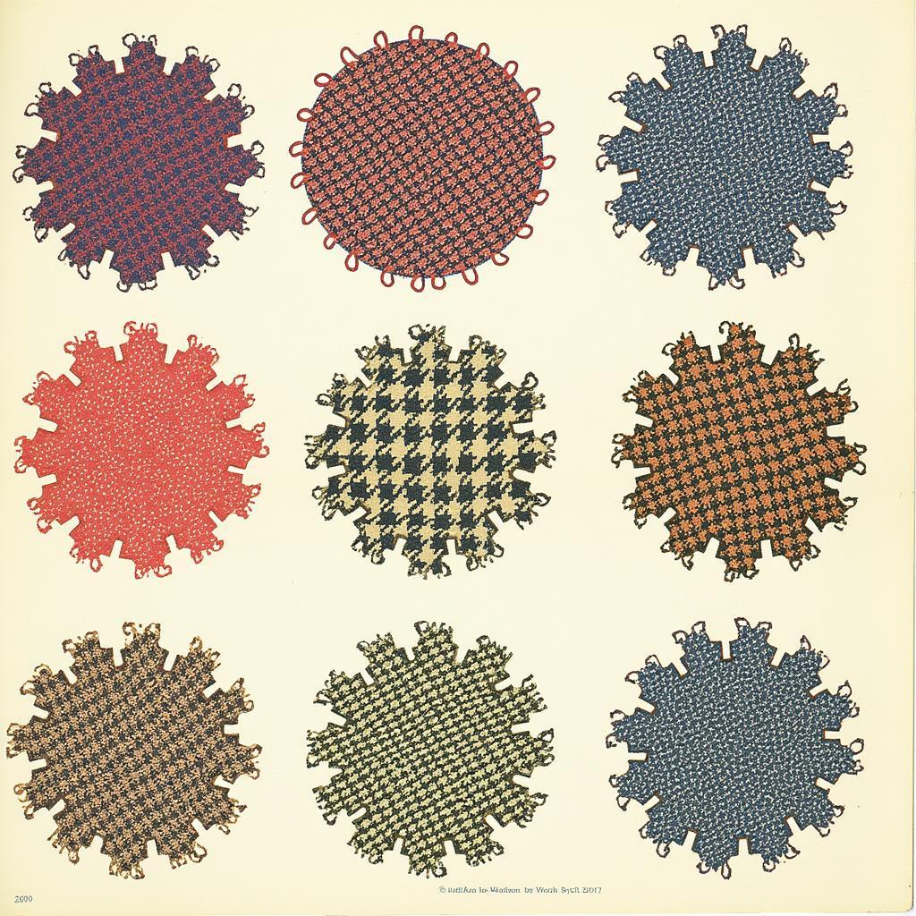 Early Scottish Houndstooth Examples