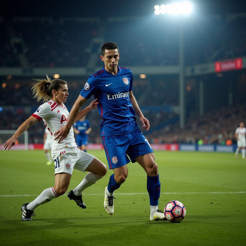 Hubert Idasiak performing in a professional match