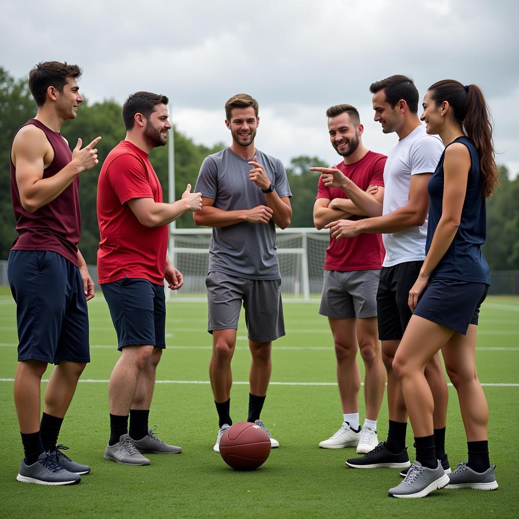 Huddle Football Guessing Game Play