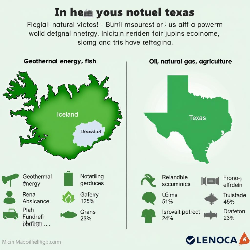 Resource Comparison: Iceland vs. Texas