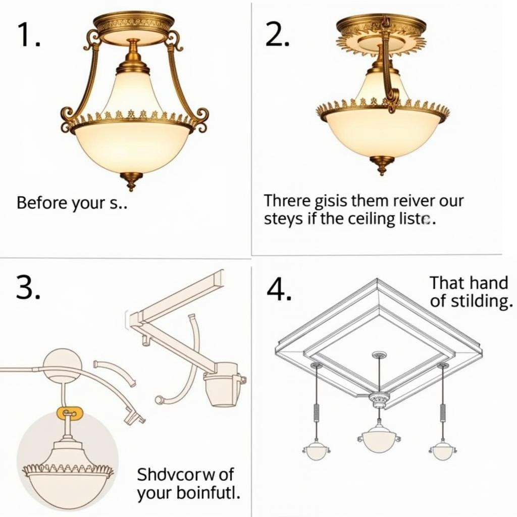 Installing a Mission Style Ceiling Light