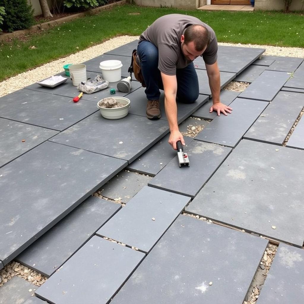 Installing Outdoor Stone Tiles