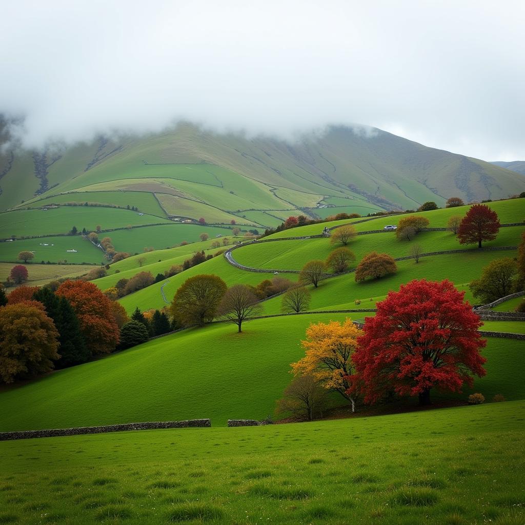 Countryside Weather in Ireland during October