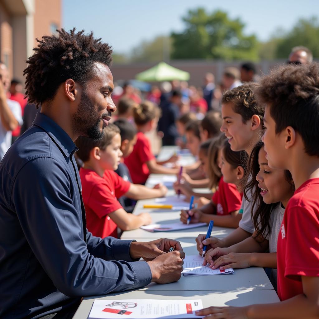 Jackson Marco at a community event