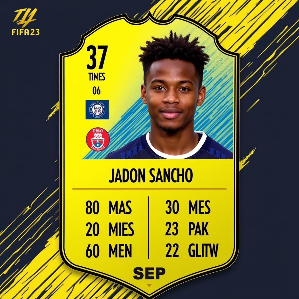 Jadon Sancho FIFA 23 Player Card