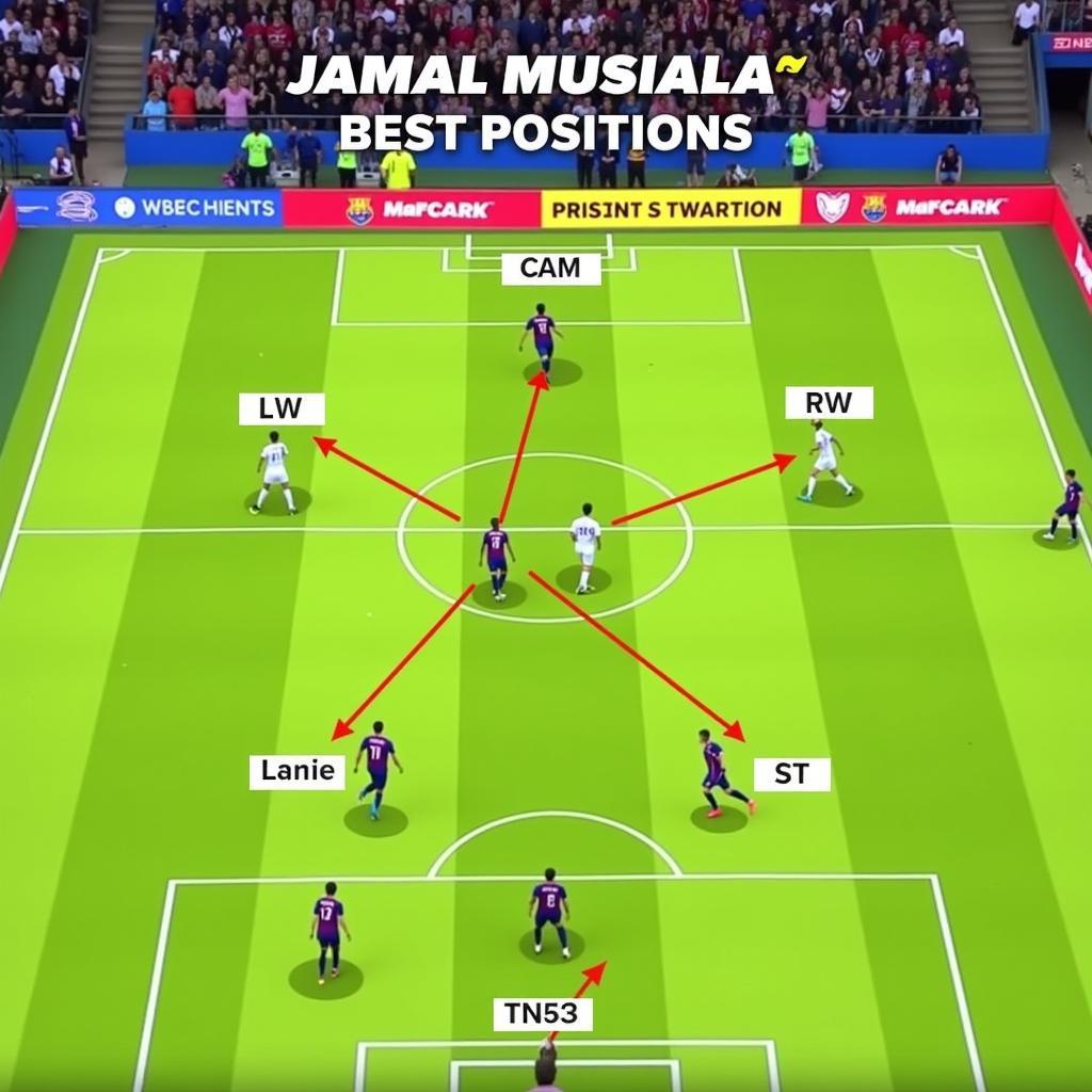 Jamal Musiala's Best Positions in FIFA 23