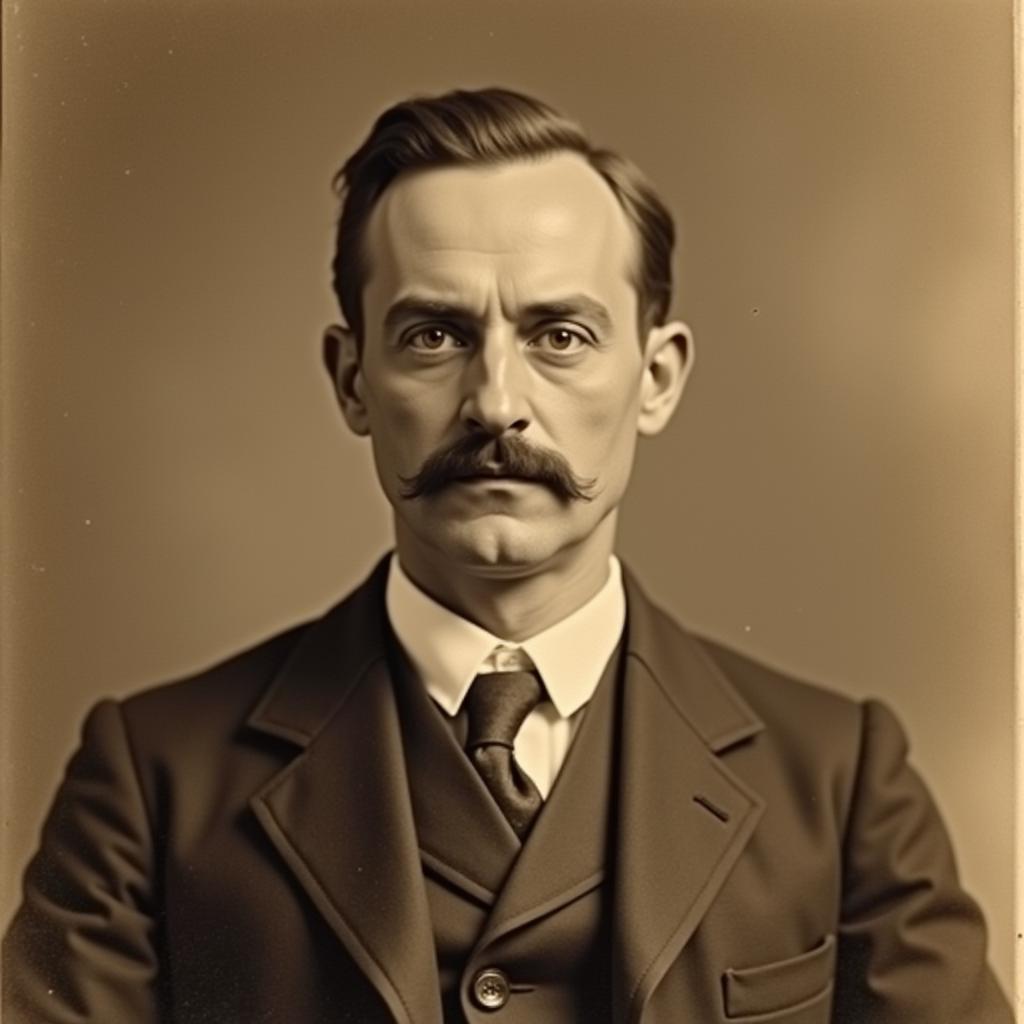 James Leider Portrait - Possibly a Historical Figure