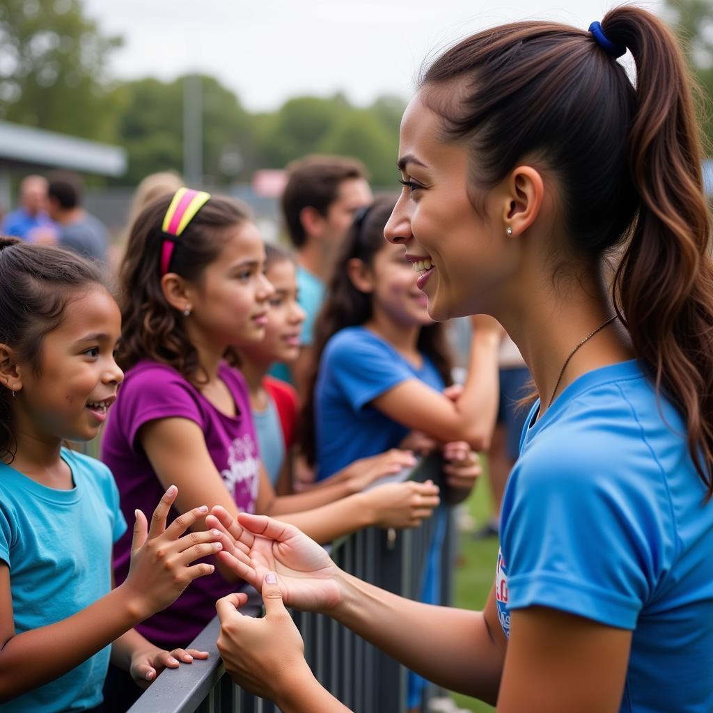 Jane Tiburon Inspiring Young Athletes