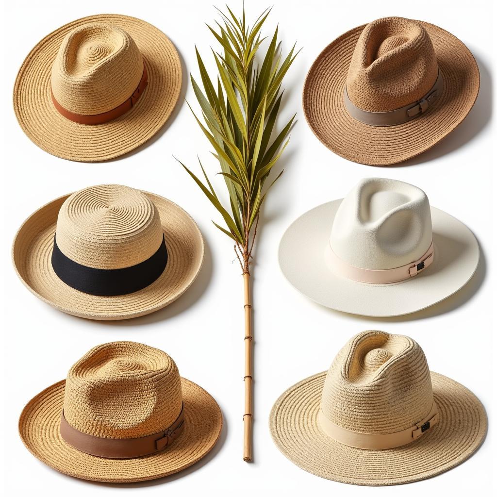 Materials Used in Japanese Garden Hats