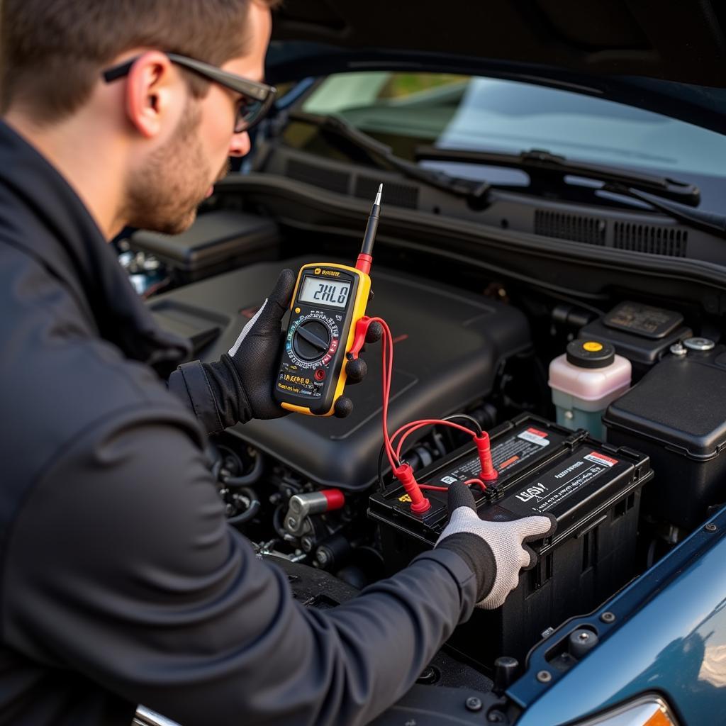 Checking the Jeep Cherokee Battery