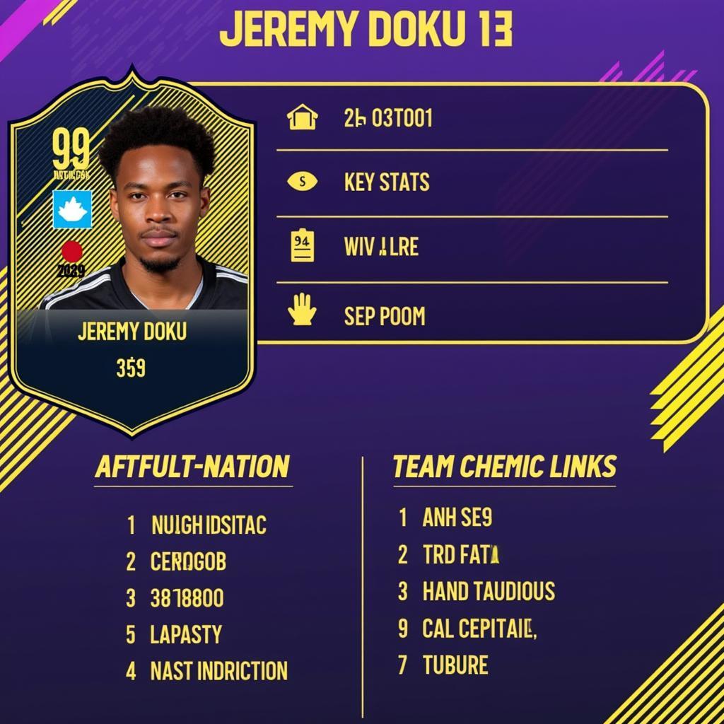 Jeremy Doku in FIFA 23 Ultimate Team