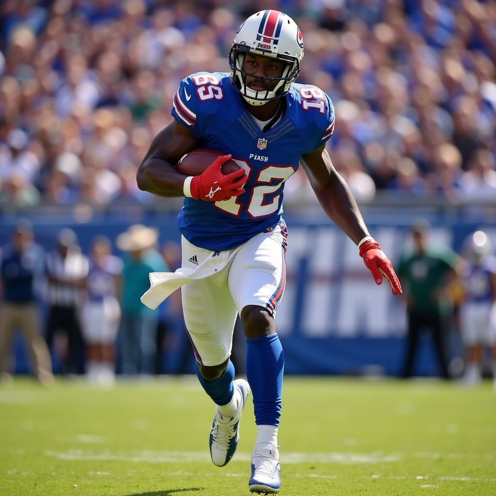 Jonathan Mingo Making a Catch in an NFL Game