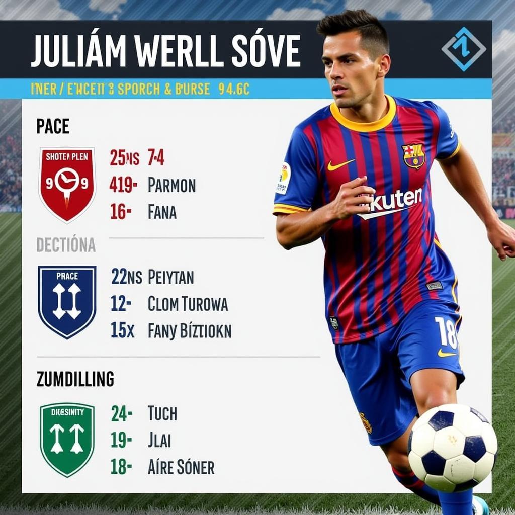 Julian Alvarez Key Stats FIFA 24