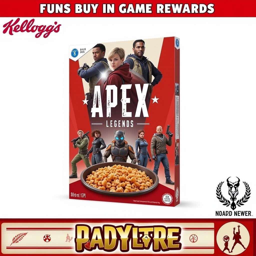 Kellogg's Apex Legends Promotional Cereal Box