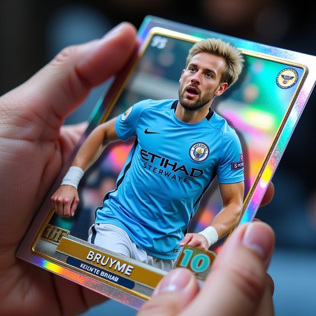 Kevin De Bruyne Topps Chrome Card