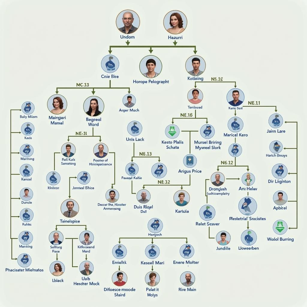 Sims 4 Legacy Challenge Family Tree