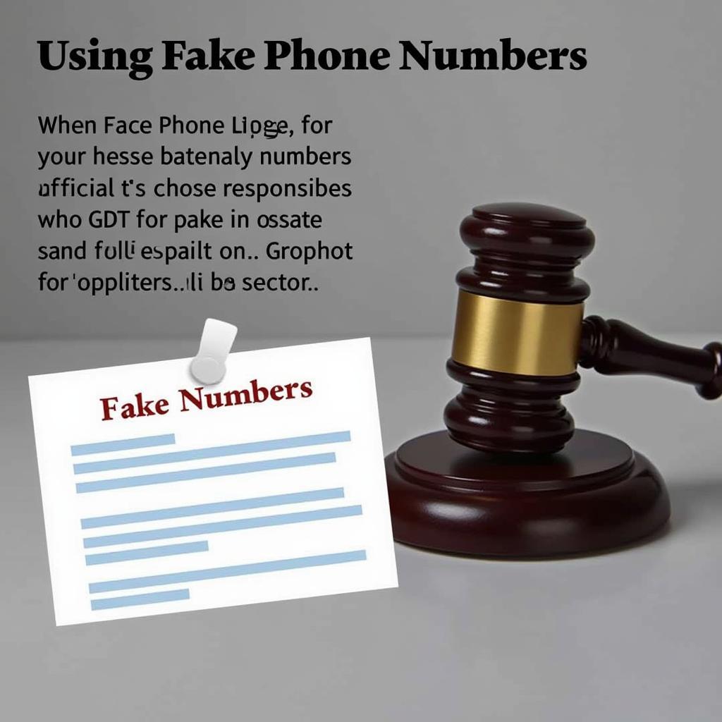 Understanding the Legal Implications of Using Fake Finnish Phone Numbers