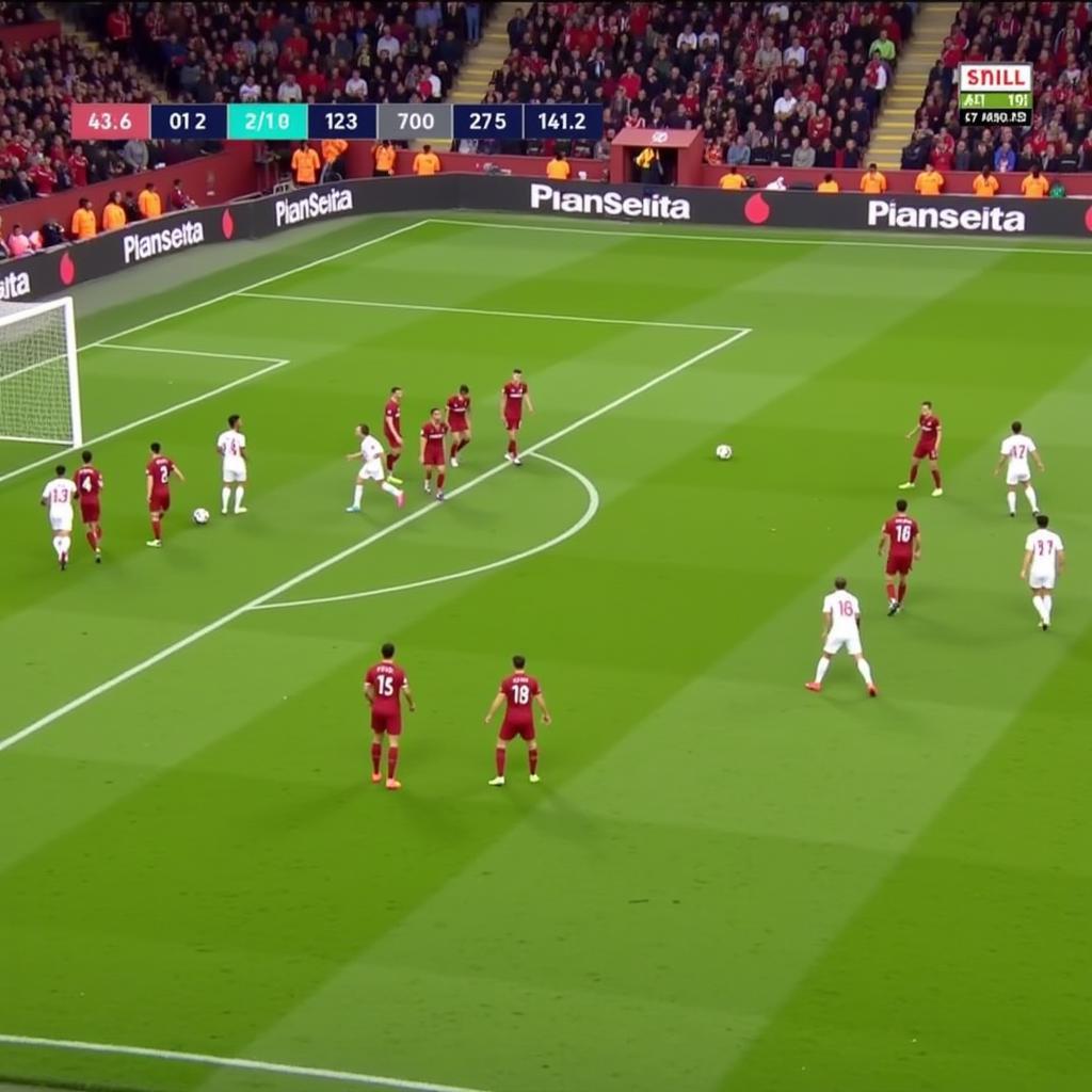 Liverpool's Corner Kick Strategy in Action