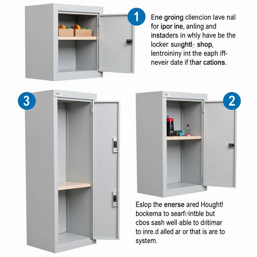 Locker shelf kit installation process