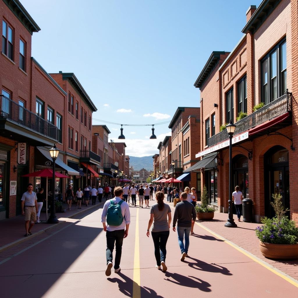 Old Town Square in Looking Glass Fort Collins