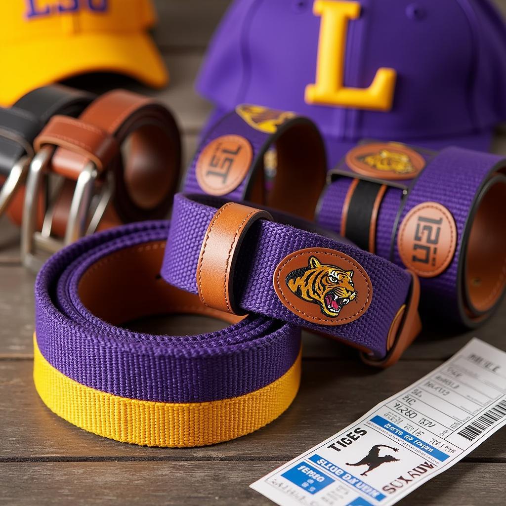 LSU Belts for Gameday