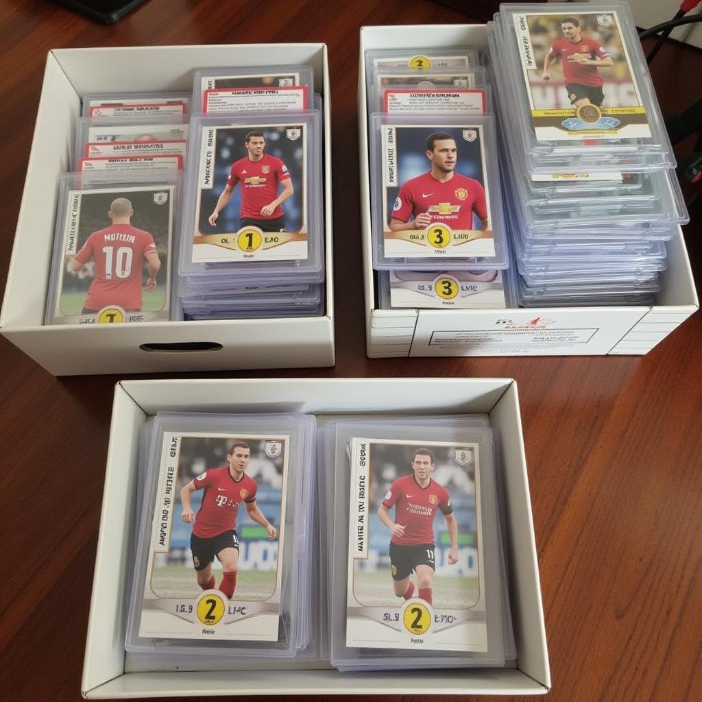 Luka Modric Card Collection in Protective Storage