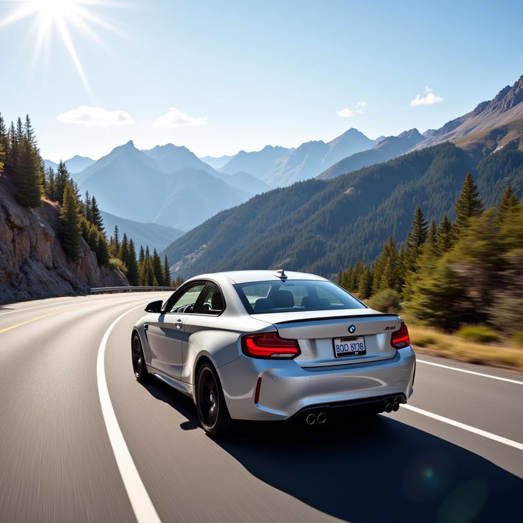 BMW M2 with M Performance Exhaust in Motion