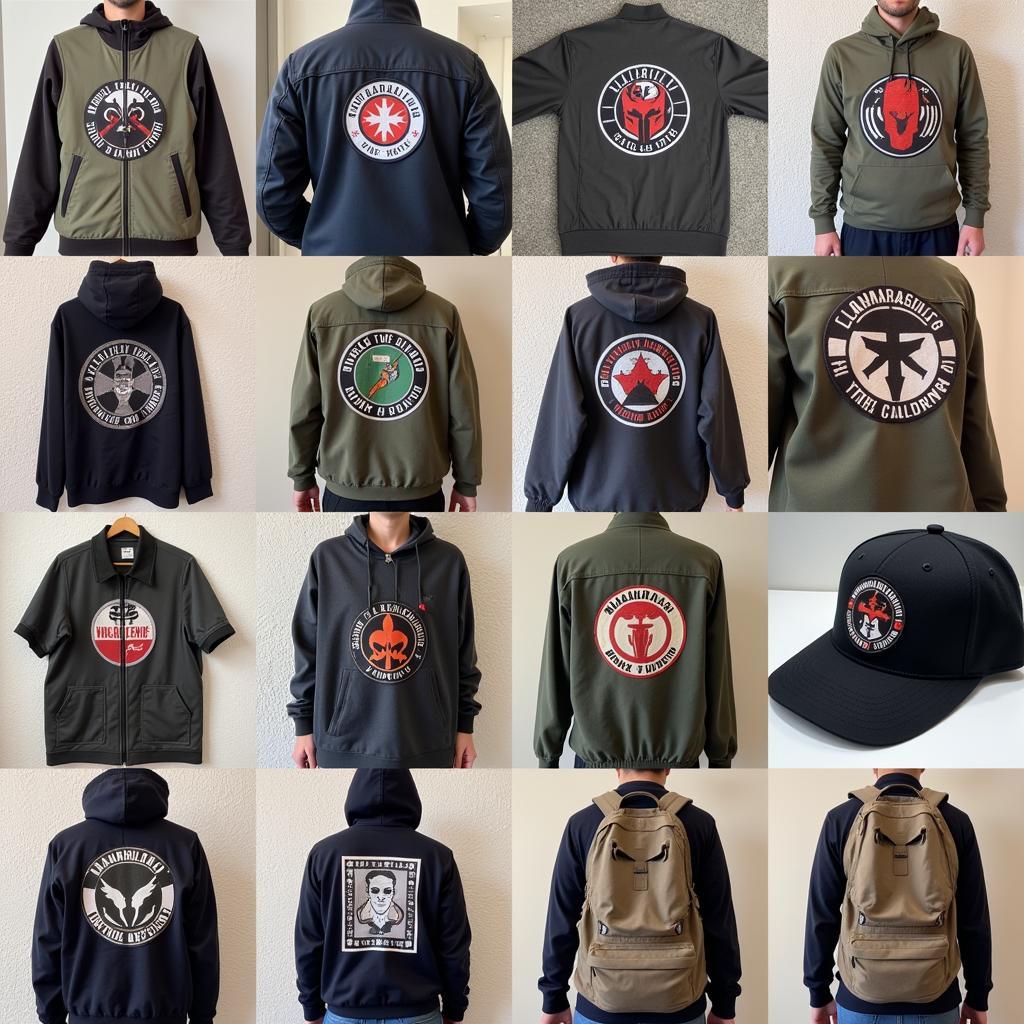 Mandalorian Patches on Different Items