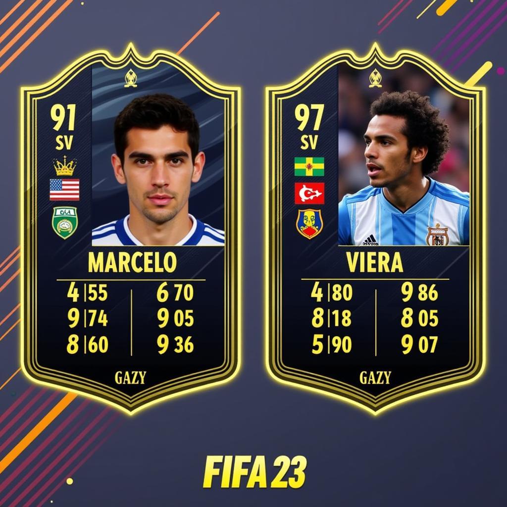 Marcelo Vieira FIFA 23 Flashback Card Concept