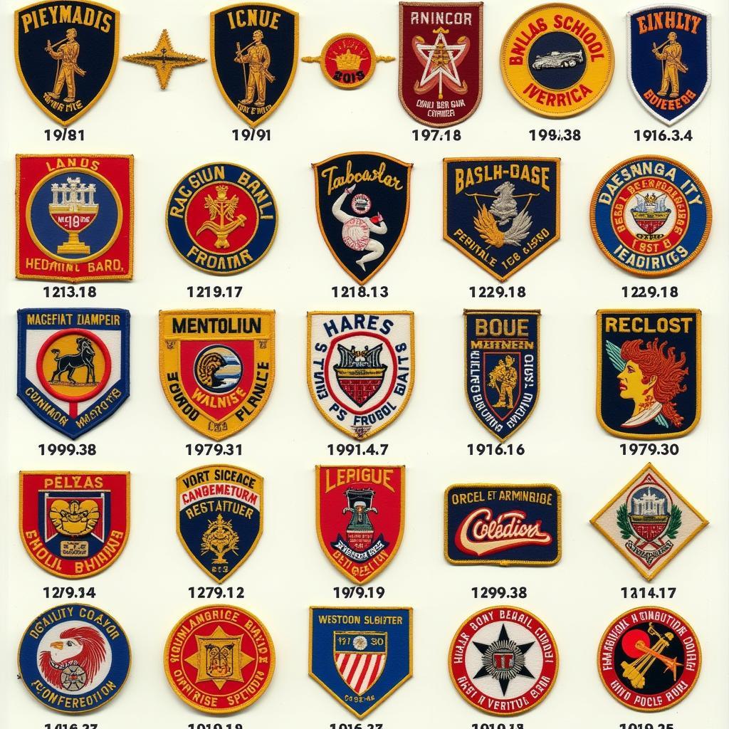 Historical Marching Band Patches