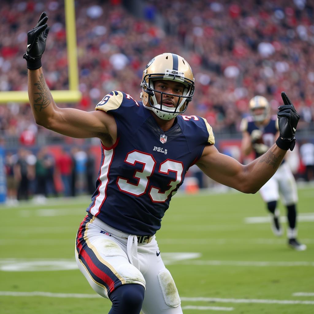 Mark Andrews Celebrating a Touchdown