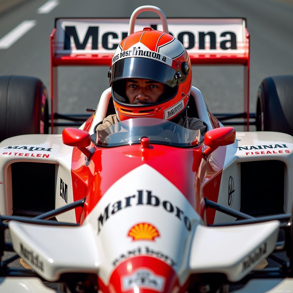 Ayrton Senna McLaren Wall Art