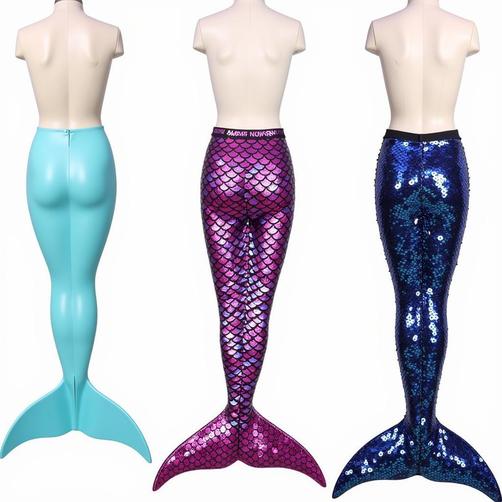 Mermaid Tail Fabric Options: Silicone, Spandex, and Sequin