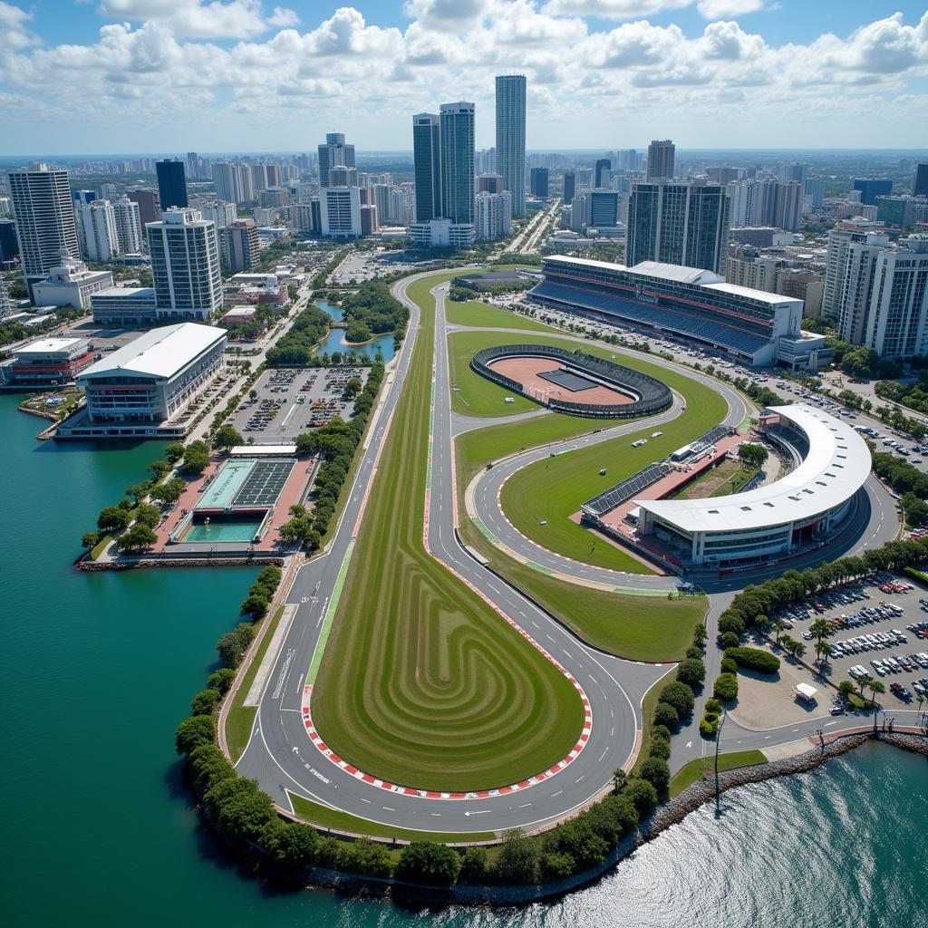 Miami F1 24 Track Overview