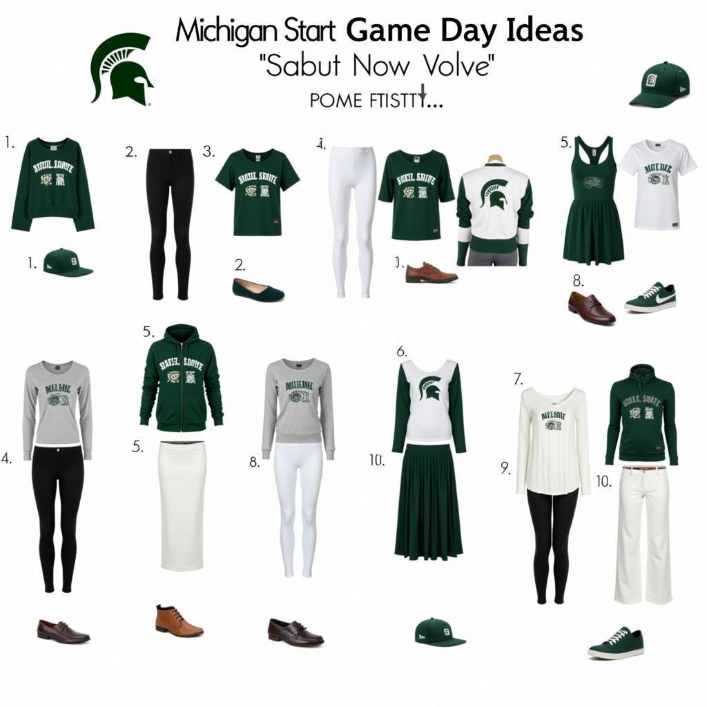 Michigan State Game Day outfit ideas