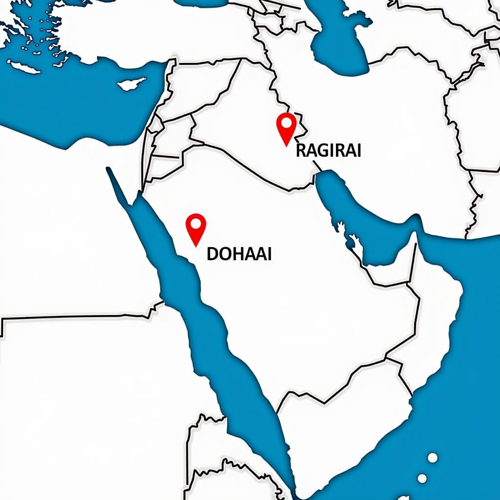 Optimal Server Locations in the Middle East