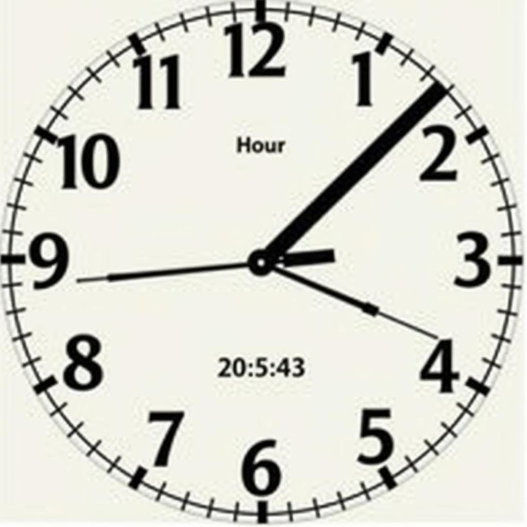 Military Time Clock Face