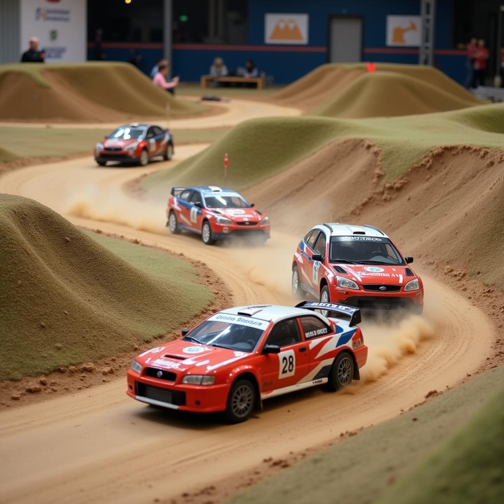 Model Car Rally Race Track