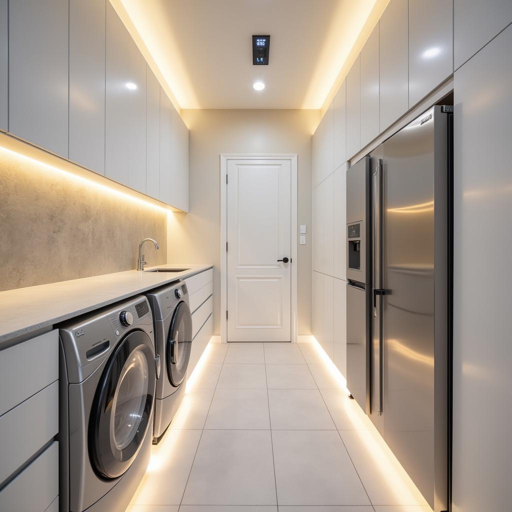 Modern Laundry Room Lighting