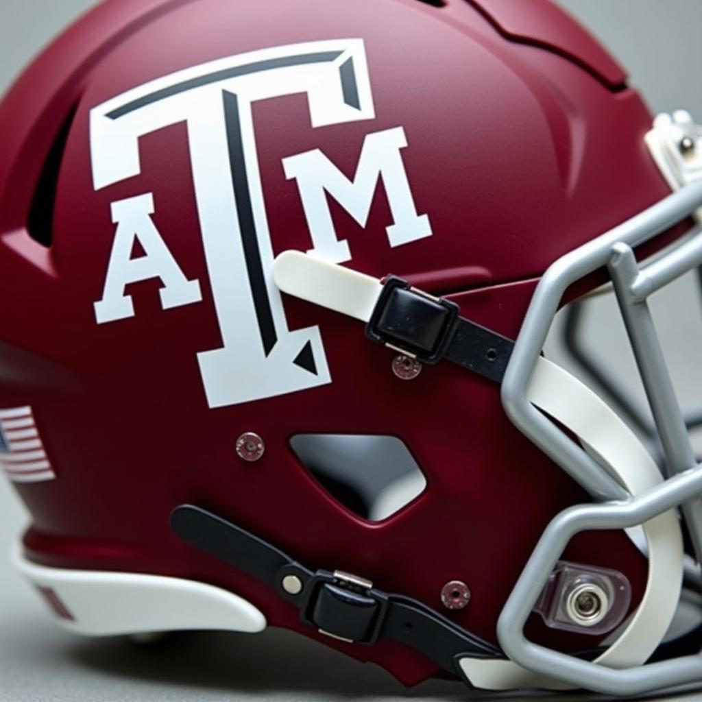 Modern Texas A&M Football Helmet Design