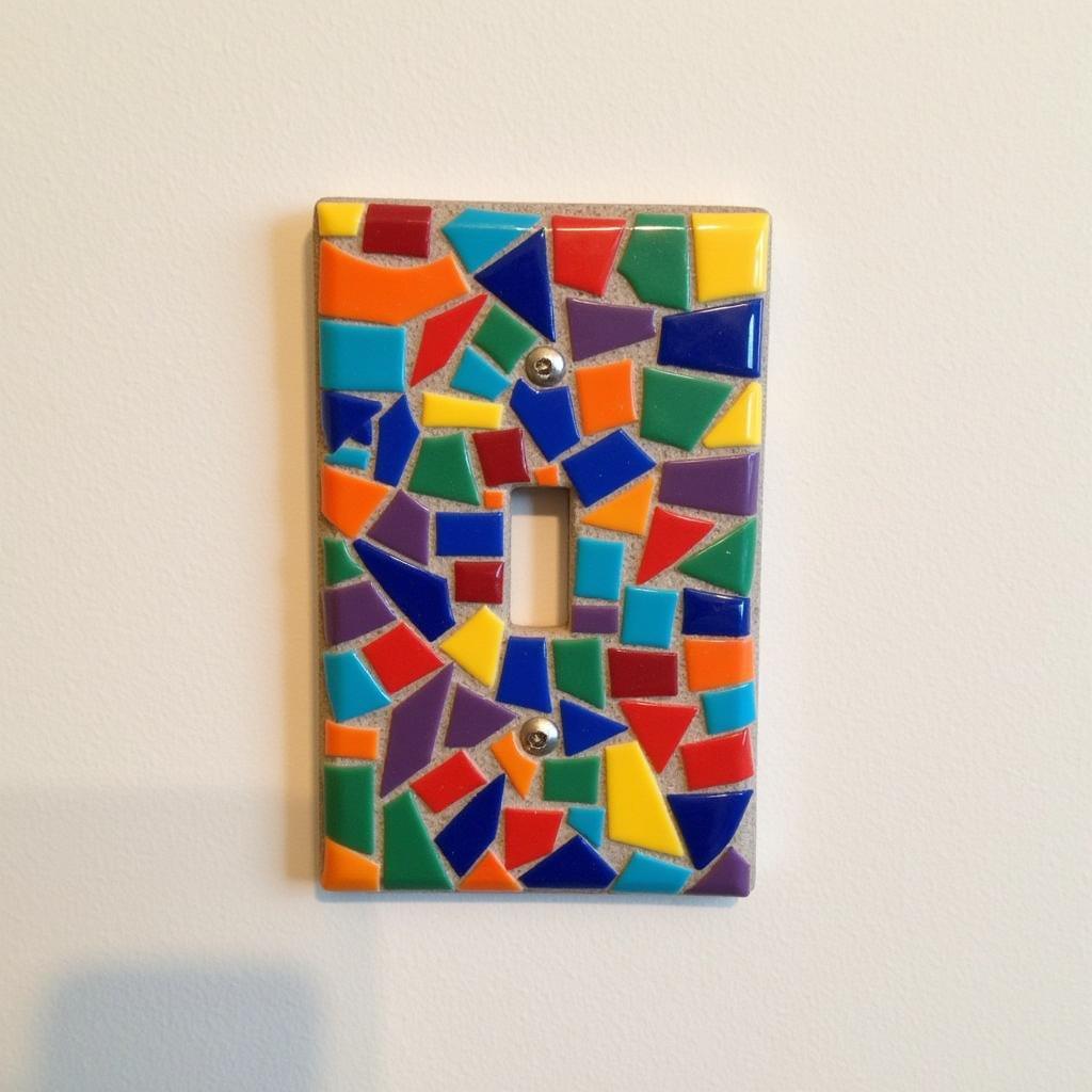 Mosaic Tile Light Switch Cover