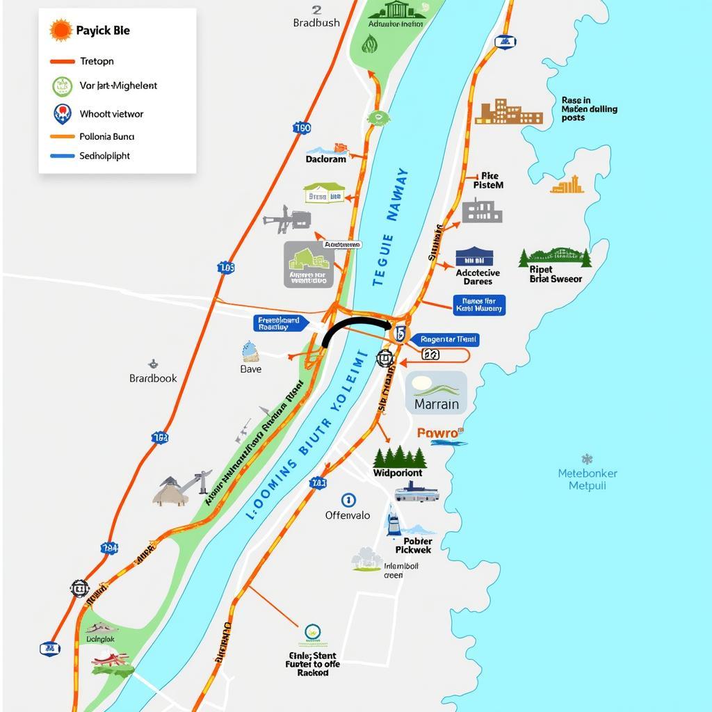 Narvik Norway Tourist Map