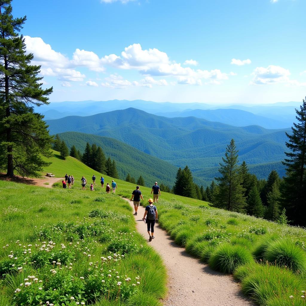 NC High Country Hiking Trails in the Blue Ridge Mountains