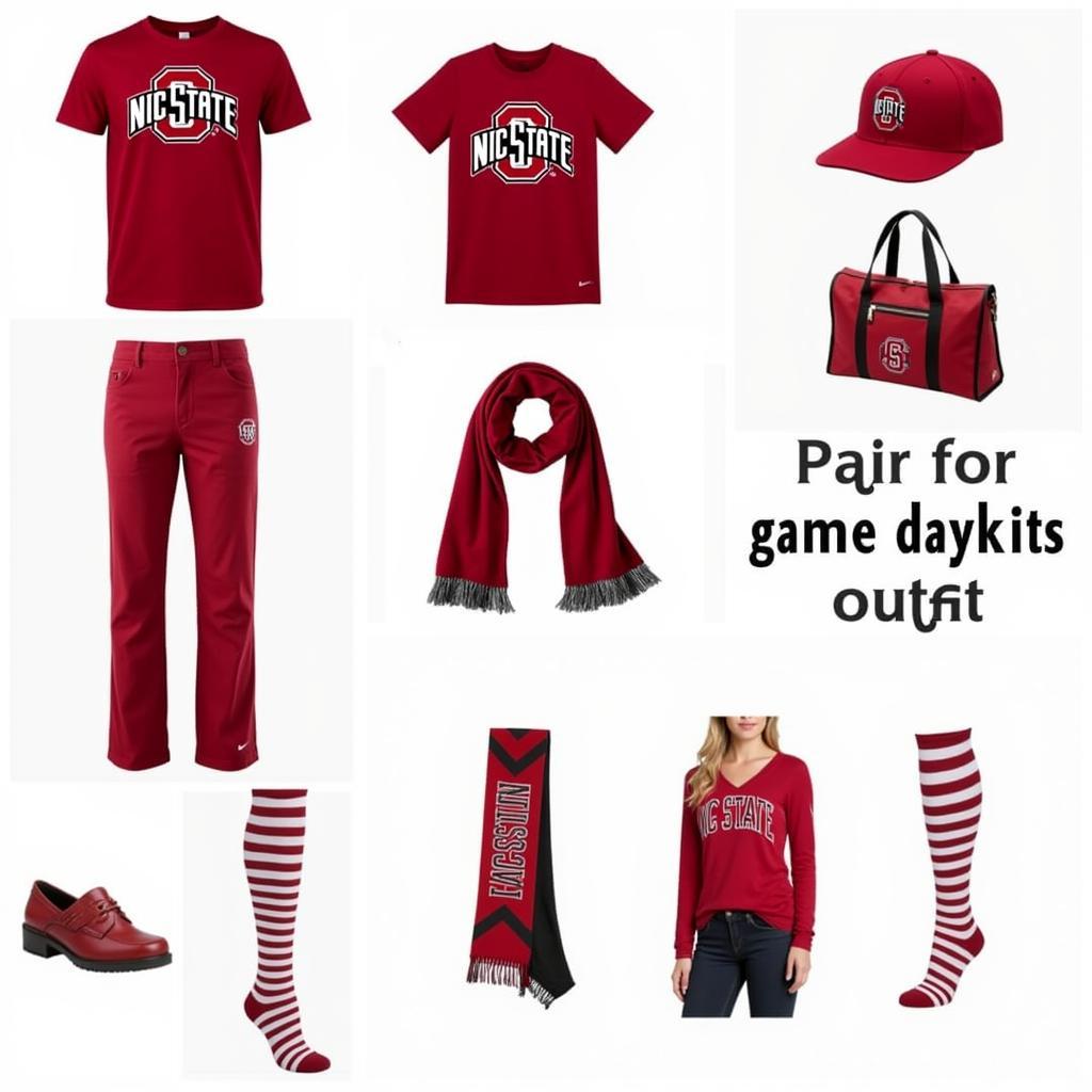 NC State Overalls Accessories