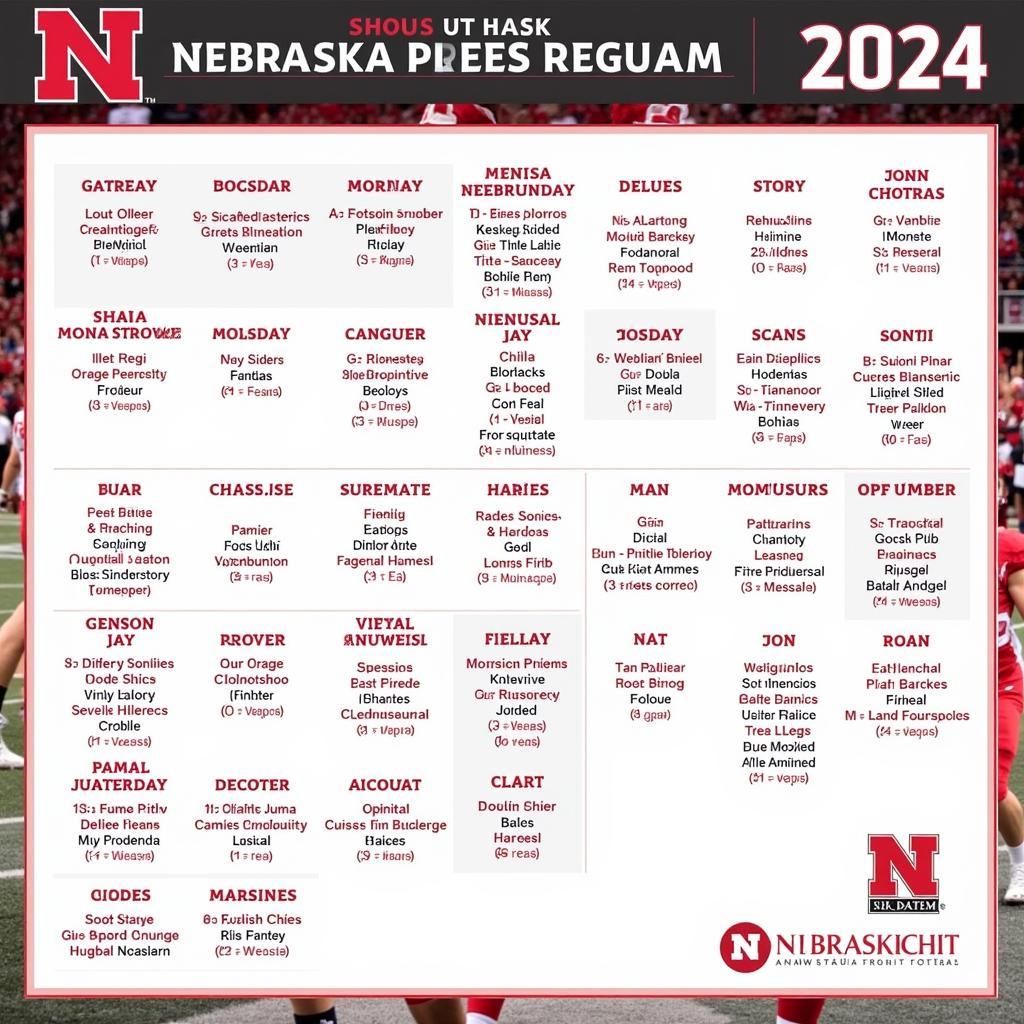 Nebraska Pride Football Schedule 2024