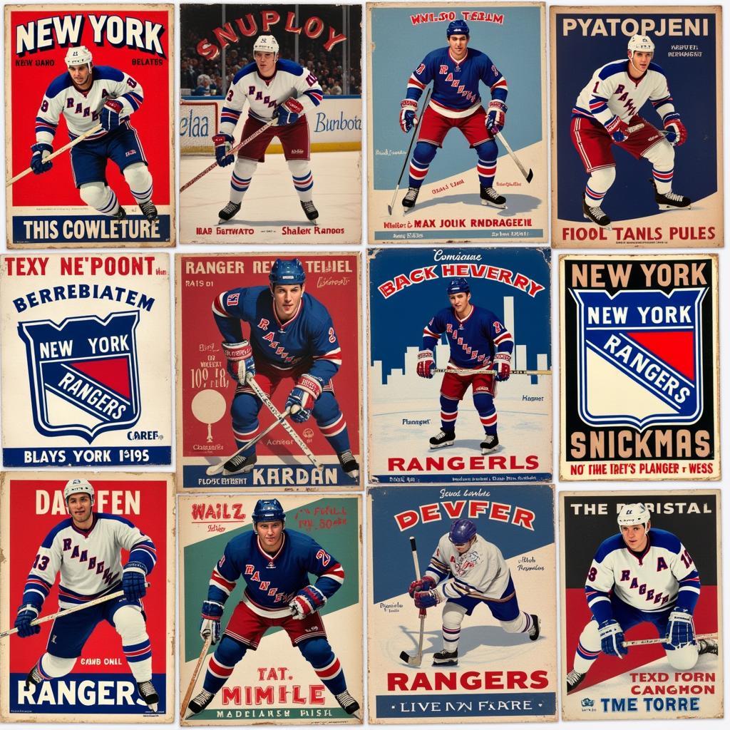 Vintage New York Rangers Posters