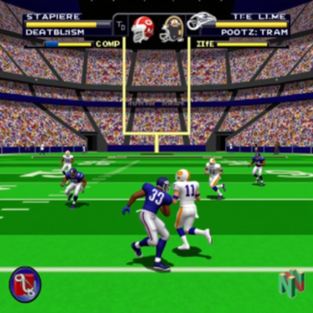 NFL Blitz N64 Two-Player Mode