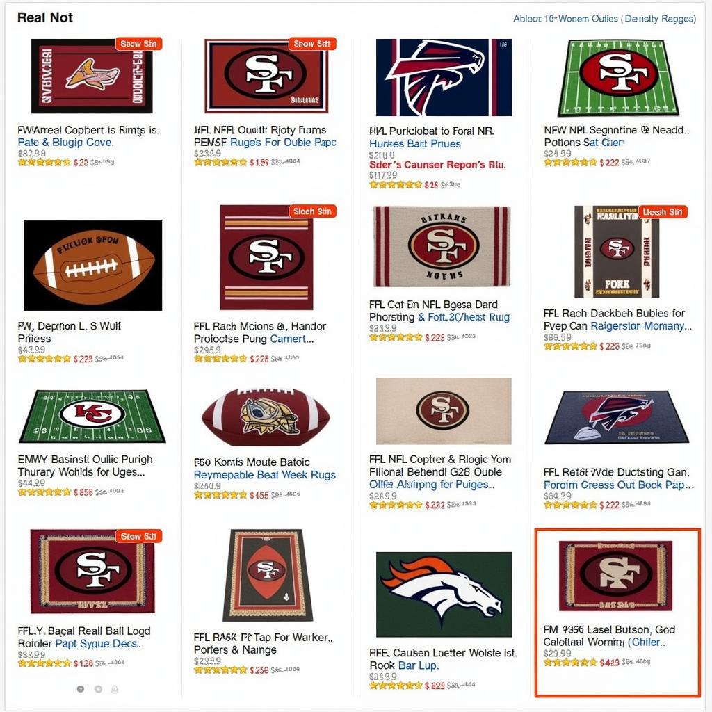 NFL Football Rugs Online Retailers