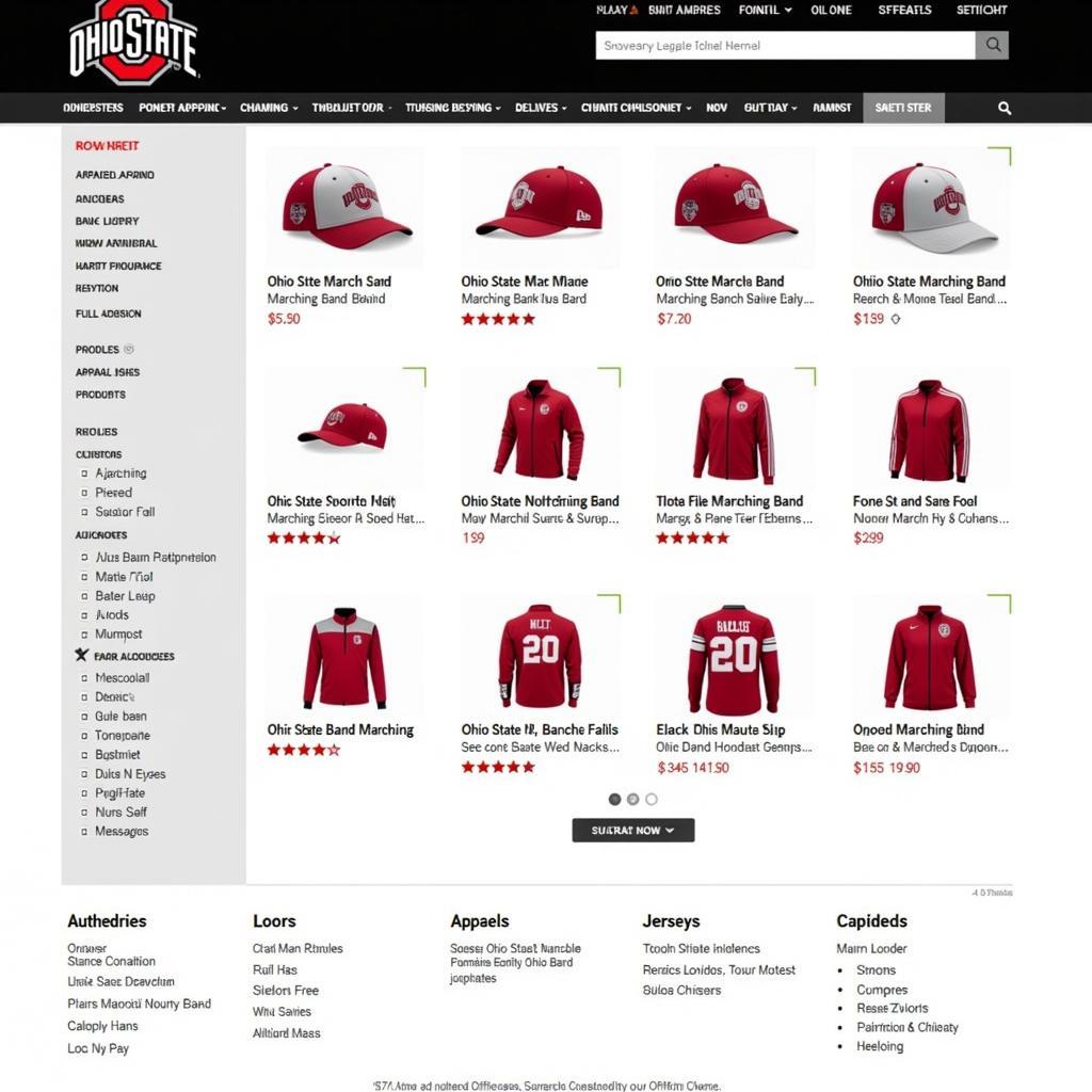 Official Online Store for Ohio State Marching Band Merchandise