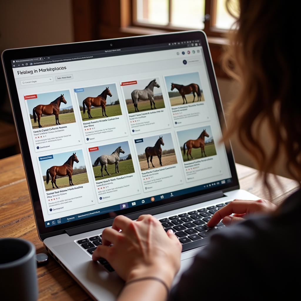 Searching for pack horses online